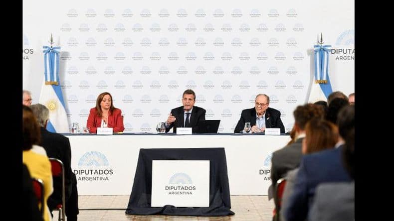 Sergio Massa: "El Presupuesto está planteado con metas realistas y prudentes"