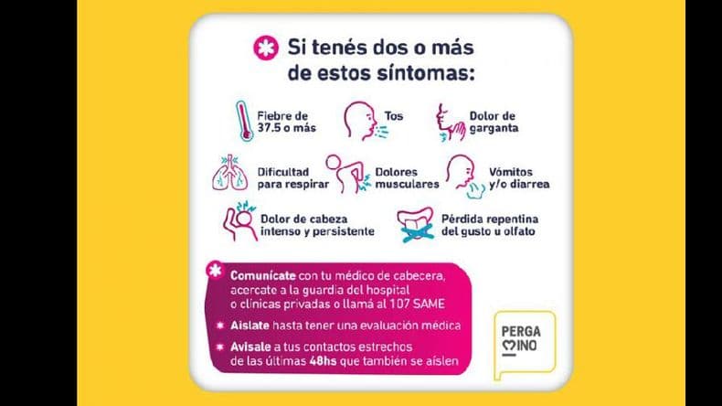Covid-19: Instan a consultar al médico ante la aparición de síntomas