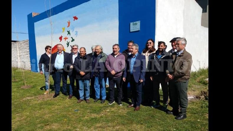 La Celp celebró sus 85 años con la presentación de un mural