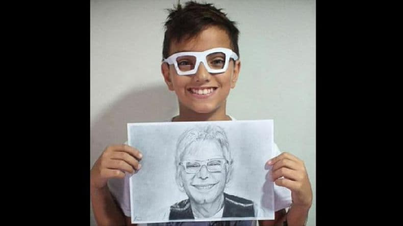 Juani Méndez le dedicó un dibujo a Beto Casella y trascendió a nivel nacional