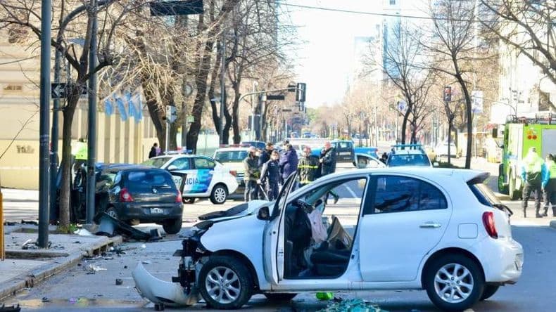 El conductor que chocó el auto de Ana Fiorino está internado con custodia policial