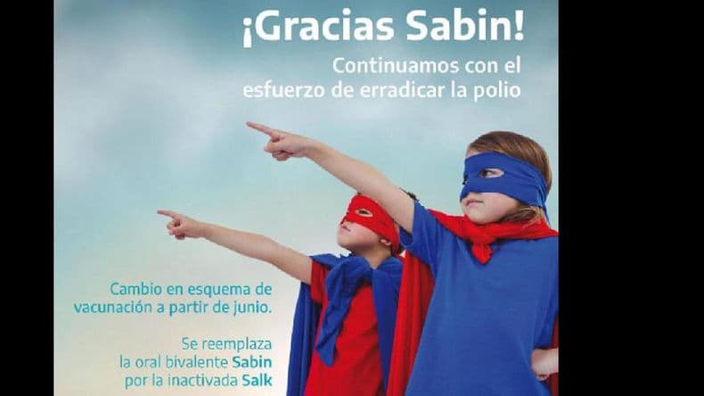 Nuevo esquema de vacunación contra la poliomielitis