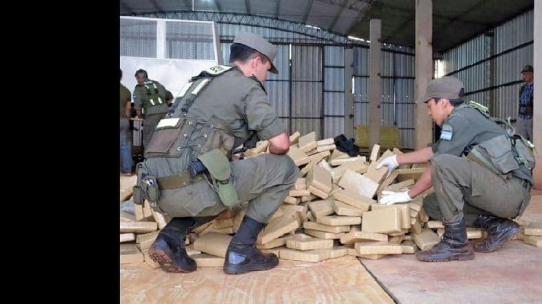 Secuestraron más de cinco toneladas de marihuana