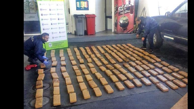 Secuestraron 160 kilos de marihuana