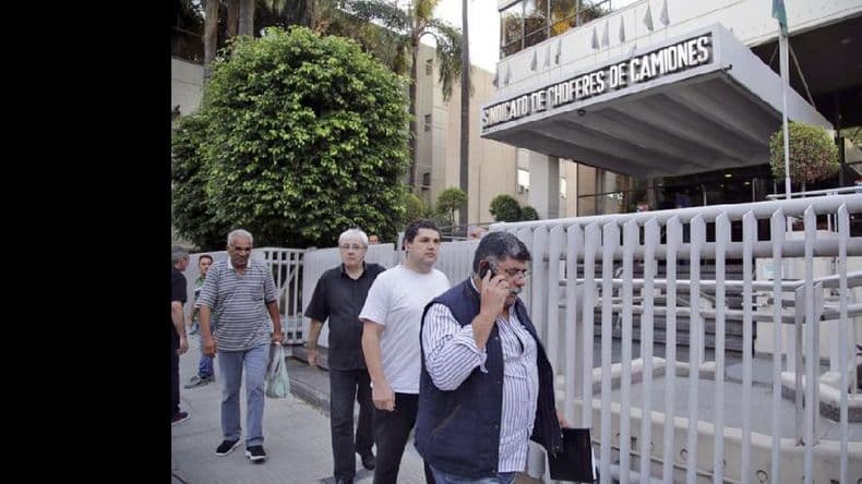 Operativo judicial en el Sindicato de Camioneros