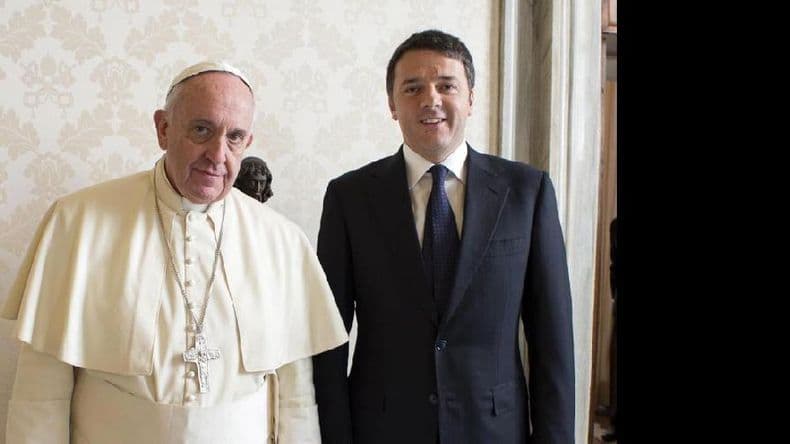 El Pontífice recibió al primer ministro de Italia