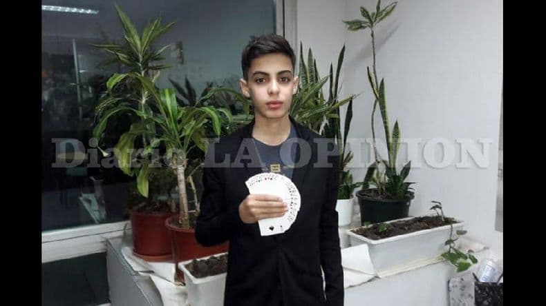 Agustín, el niño que se ilusiona con ser un gran mago