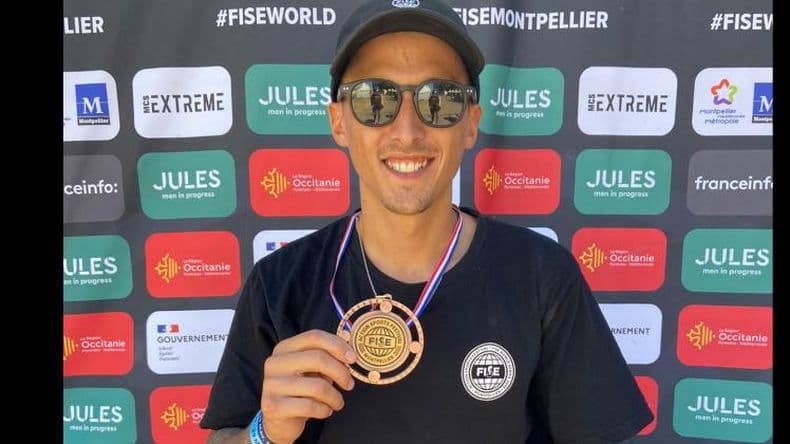 Tercer puesto y podio para Nicolás De la Costa en Montpellier