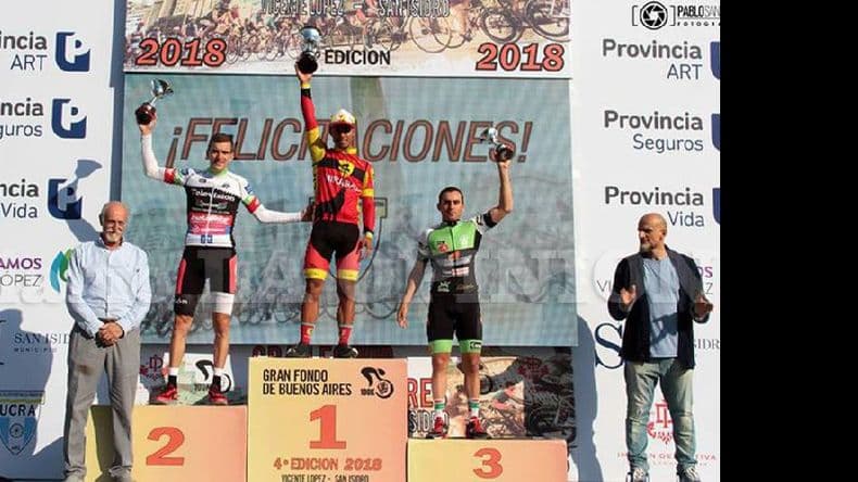 Marcos León Rodríguez y un octavo puesto en El Gran Fondo de Buenos Aires