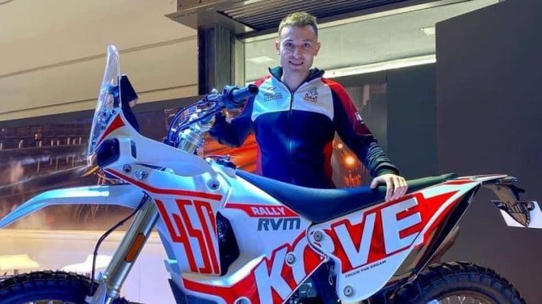 Joaquín Debeljuh disputará el Desafío Ruta 40 con una Kove 450 Rally