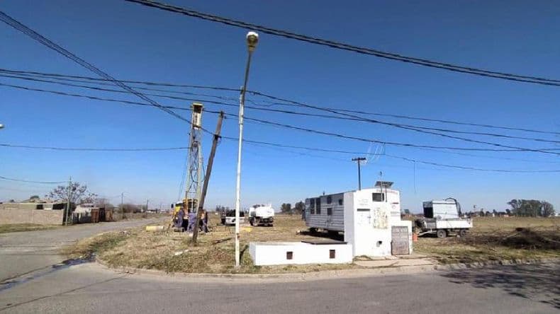 Obras Sanitarias comenzó a rehacer el pozo Nº 49