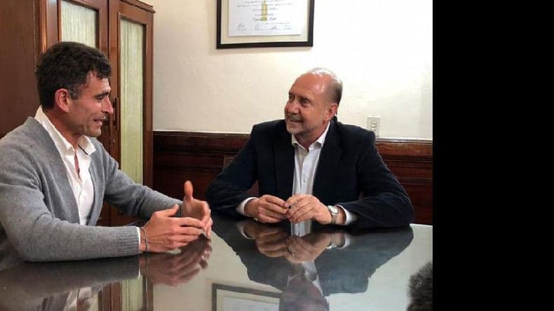 Ricardo Ruggeri mantuvo una reunión con Omar Perotti