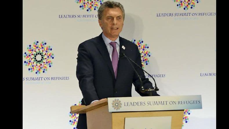Mauricio Macri ratificó su idea de “ampliar la recepción de refugiados”