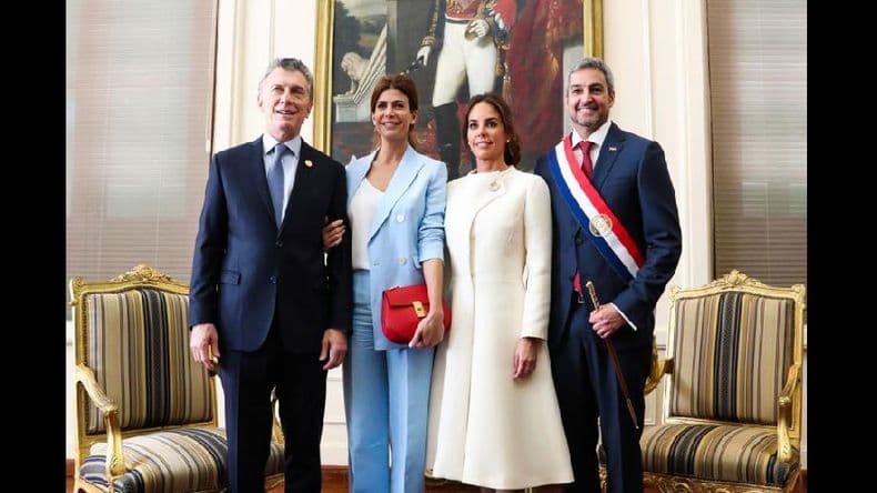 Macri asistió a la asunción del nuevo presidente de Paraguay, Mario Abdo