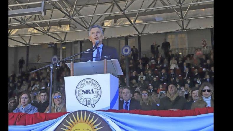 Rural: Macri delineó su modelo de país y pidió “no volver al pasado”