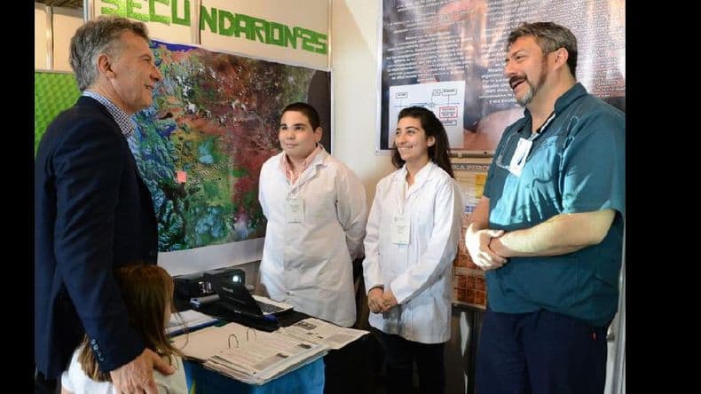 Mauricio Macri visitó la Feria Nacional de Innovación Educativa 2017 en Tecnópolis
