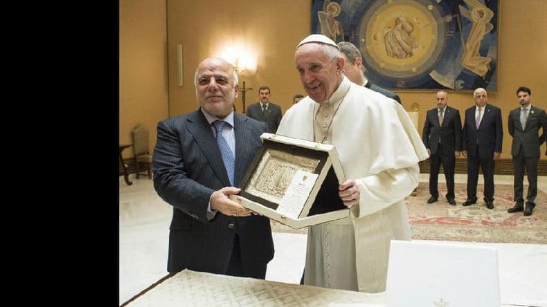 El Papa abordó con el primer ministro iraquí la situación de los cristianos en Irak