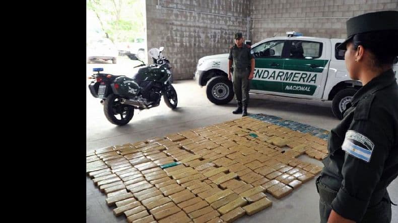 Secuestraron 270 kilos de marihuana y detuvieron a una pareja brasileña