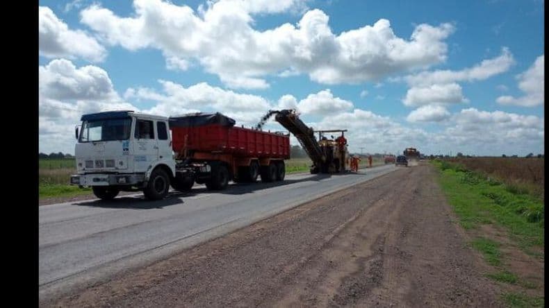 Realizan obras en varios tramos de la ruta Nº 188
