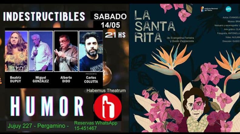 Vuelve el teatro a Habemus con los espectáculos "Indestructibles" y "La Santa Rita"