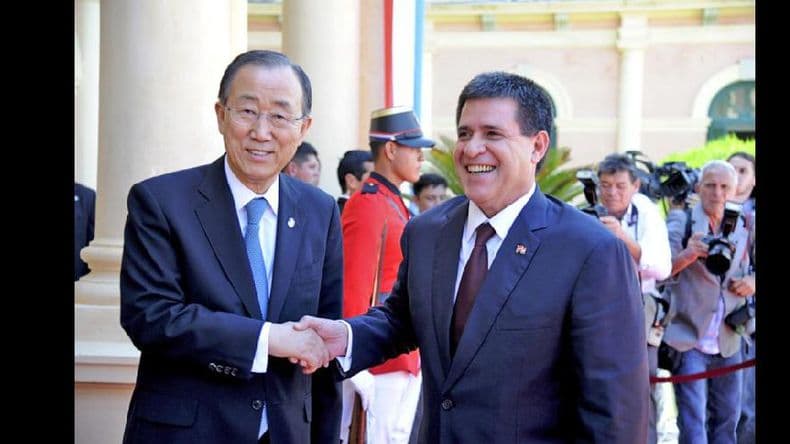Ban Ki-moon agradeció a Paraguay su contribución a las misiones de paz