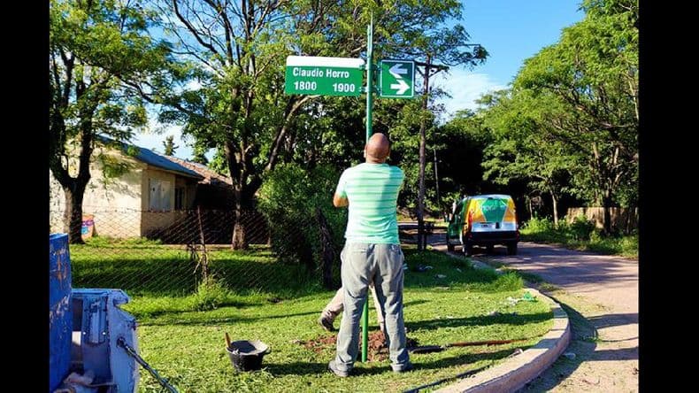 Nueva señalización en los barrios de la zona norte de la ciudad