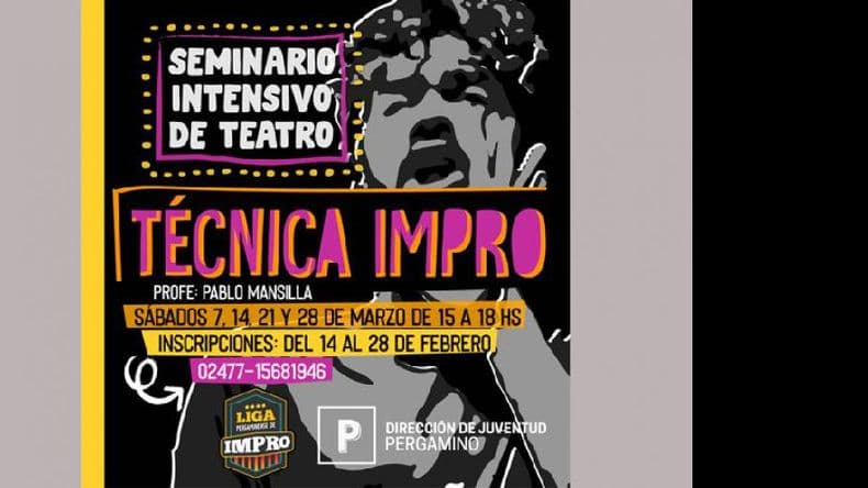 La Dirección de Juventud propone un seminario de la técnica teatral Impro