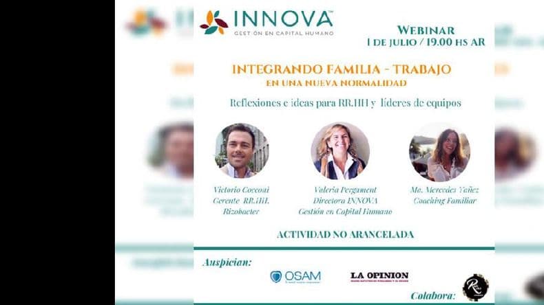 Webinar “Integrando familia-trabajo en una nueva normalidad”