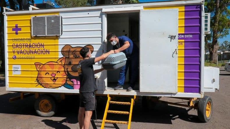 Desde mañana el móvil de vacunación y castración estará en el barrio Villa San José