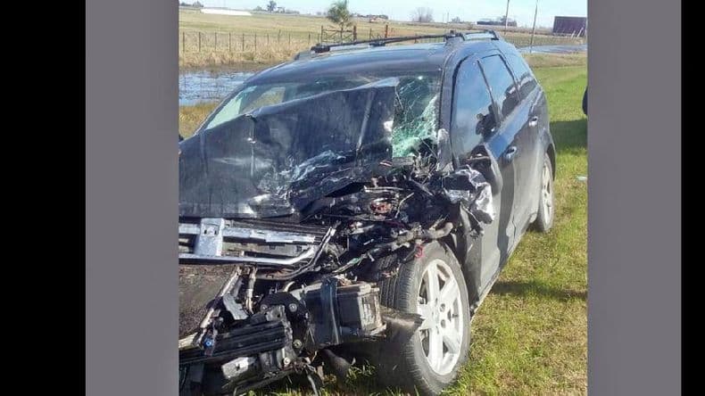 Exfuncionarios de Río Cuarto resultaron heridos en un accidente sobre la ruta Nº 8