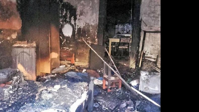 Importantes pérdidas en un domicilio de calle Sarmiento a causa de un incendio