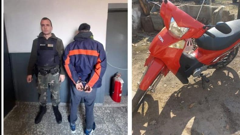 Detuvieron en flagrante delito a sujeto que robó una moto en el barrio Belgrano