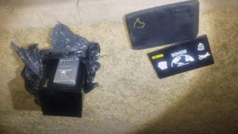 Recuperaron la caja fuerte que robó un ladrón de una agencia de viajes