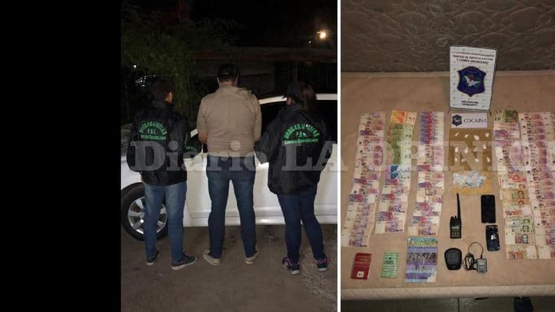 Detuvieron a un sujeto de 46 años por comercio de cocaína