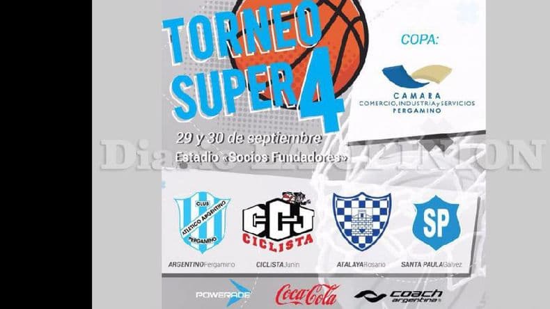 Argentino será anfitrión de un Súper 4 de cara a su debut en el Federal de basquetbol
