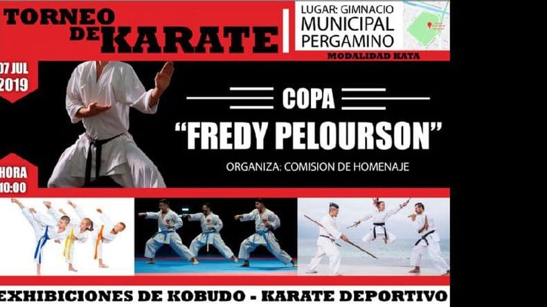Karate: concretarán en el Parque Municipal la “Copa Fredy Pelourson”