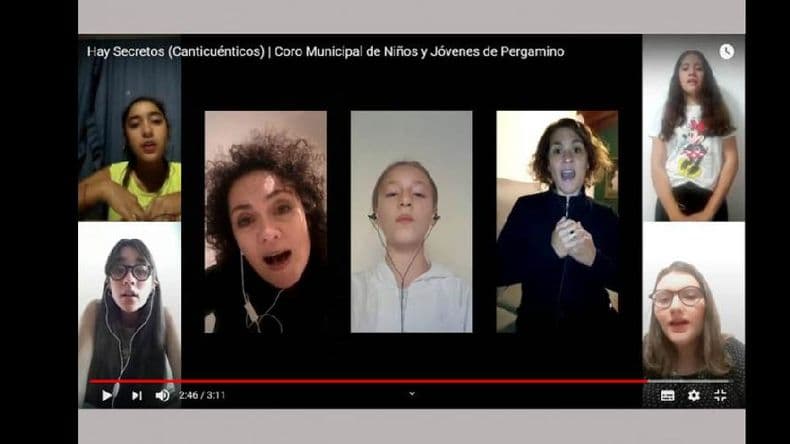 Emotivo video clip del Coro Municipal de Niños y Jóvenes