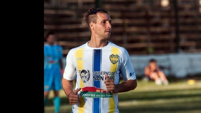 El futbolista pergaminense Marcos Lamolla asume el legado de su padre