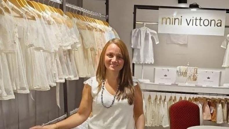 Eliana Tumbarello, de Pergamino al Fashion Week con sus diseños de indumentaria para niñas
