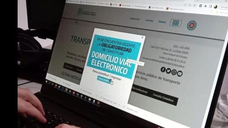 Cómo deberán registrarse los pergaminenses en el Domicilio Vial Electrónico