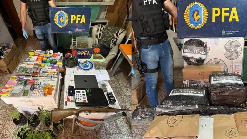 Allanaron la casa de un visitador médico trucho por venta ilegal de fármacos