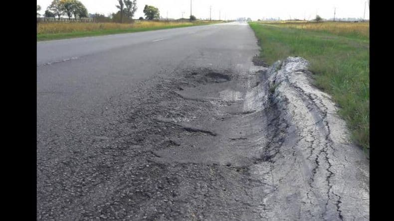 Una vez más: comienza el proceso de repavimentación de la ruta Nº 32