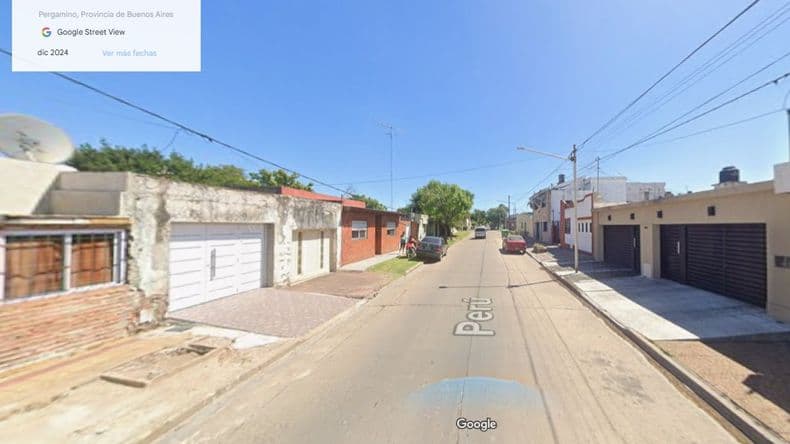 Vio al ladrón robar pertenencias del patio de la casa y no pudo hacer nada por evitar que la despoje de bienes