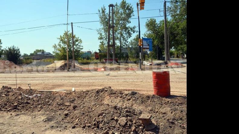 Importantes avances en las obras que ejecutan en un tramo de Liniers