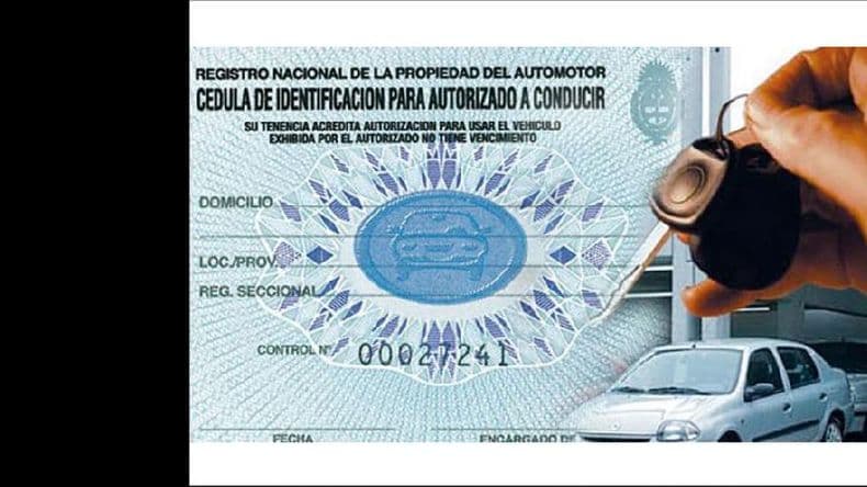 La cédula azul, un documento obligatorio en el momento de circular con vehículos prestados