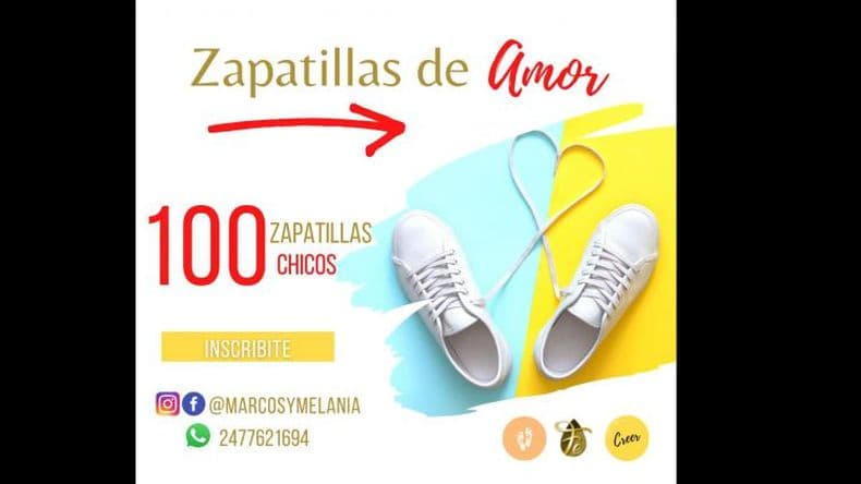 Zapatillas de Amor, un proyecto para premiar a los estudiantes con mejores promedios