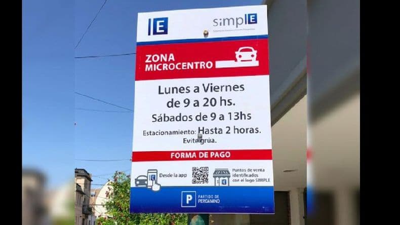 El estacionamiento medido se encuentra con “valor 0”