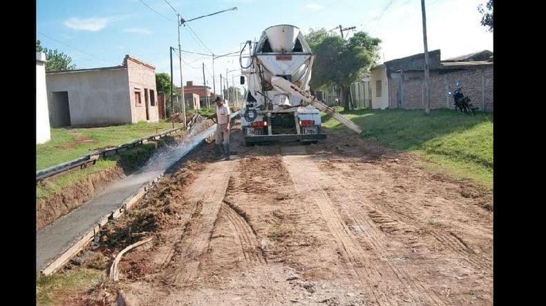 Licitarán trabajos de cordón cuneta para barrios de Pergamino