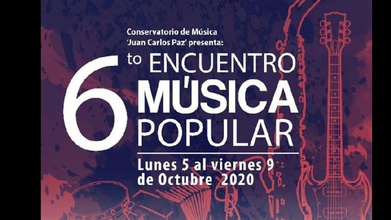 El Conservatorio de Música anuncia el VI Encuentro de Música Popular de Pergamino