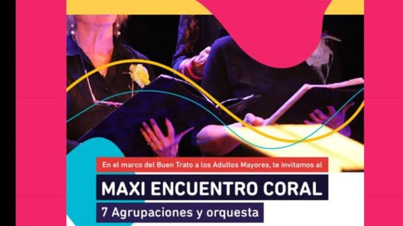 Este viernes se desarrollará un importante Encuentro Coral de Adultos Mayores